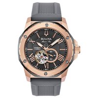 Reloj Bulova Hombre Marine Star in Acero chapado en oro rosa 98A228